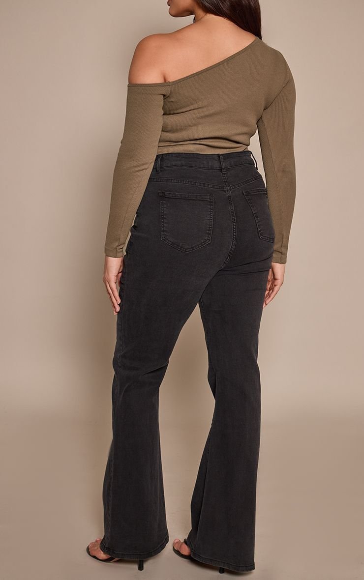 Black flared jeans - Plus size