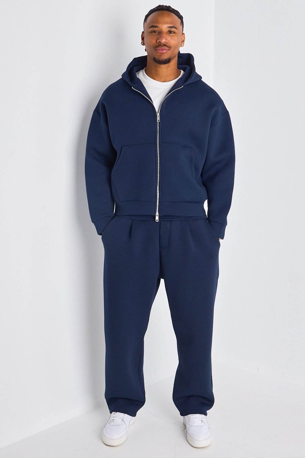 Survêtement veste à capuche et jogging bleu marine