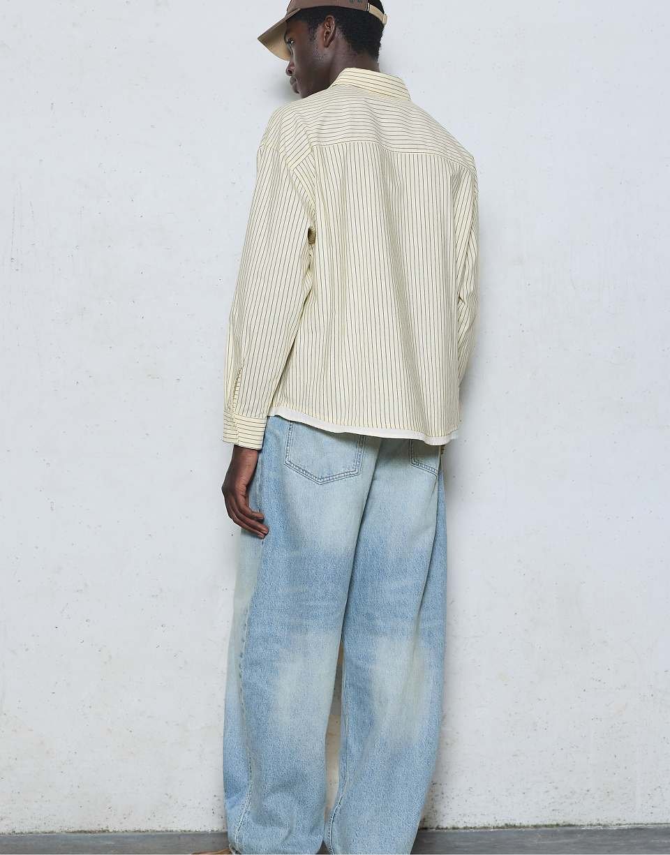 Vanilla striped long sleeve shirt