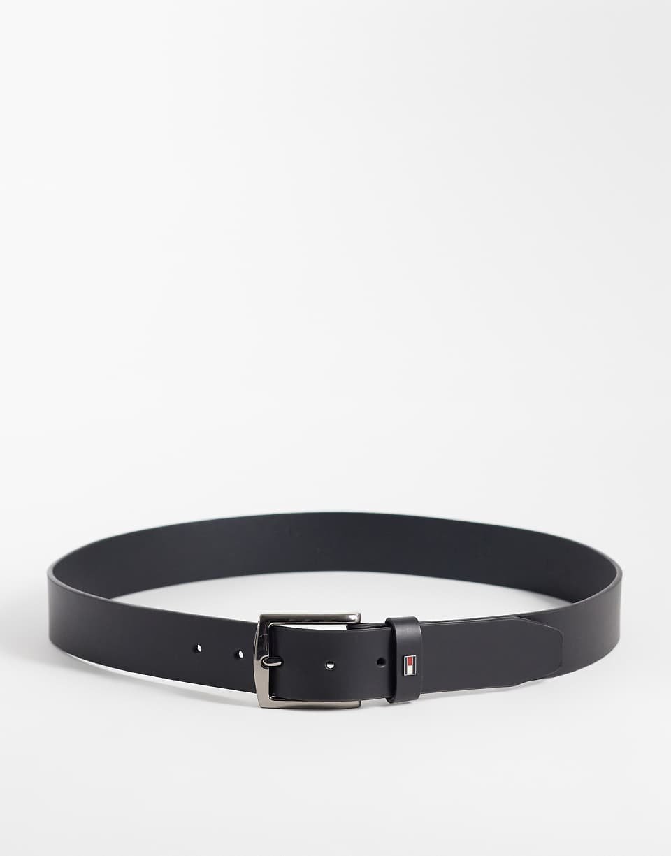 Ceinture en cuir Denton noire