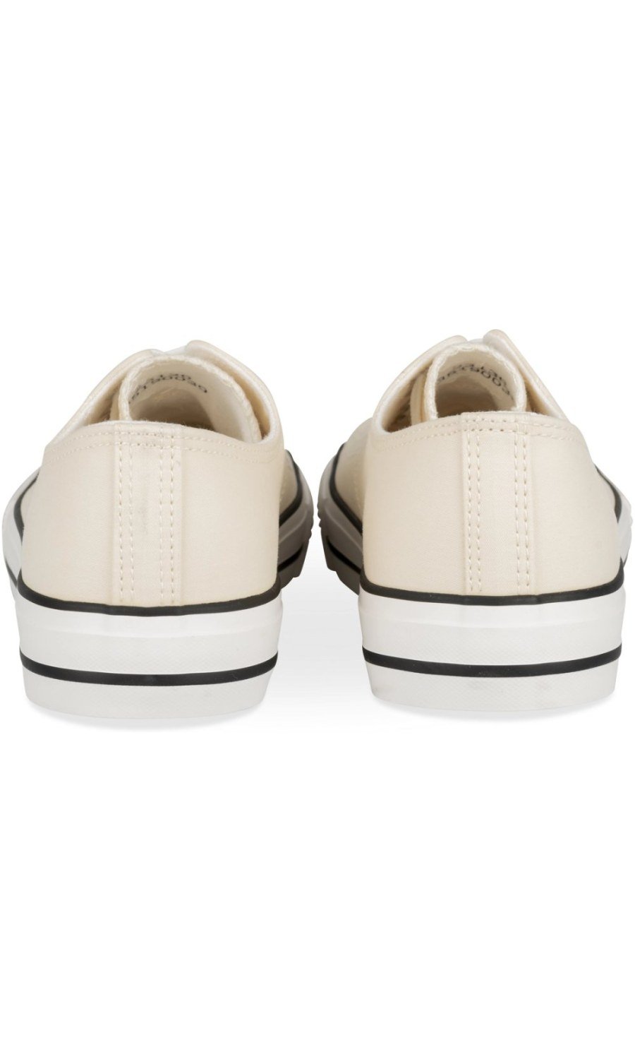 Baskets b toile lacets byed bej