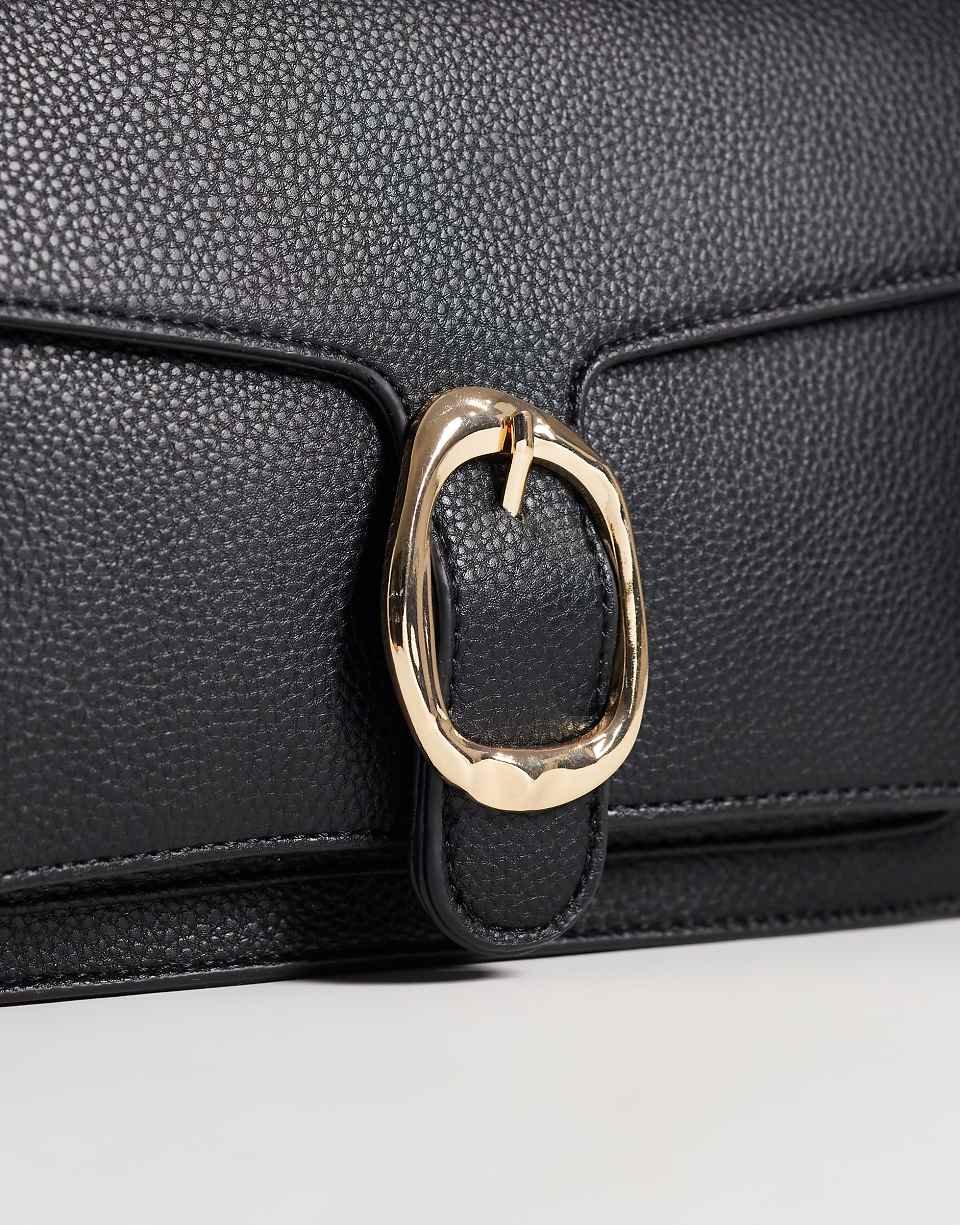 Sac porté épaule à boucle noir