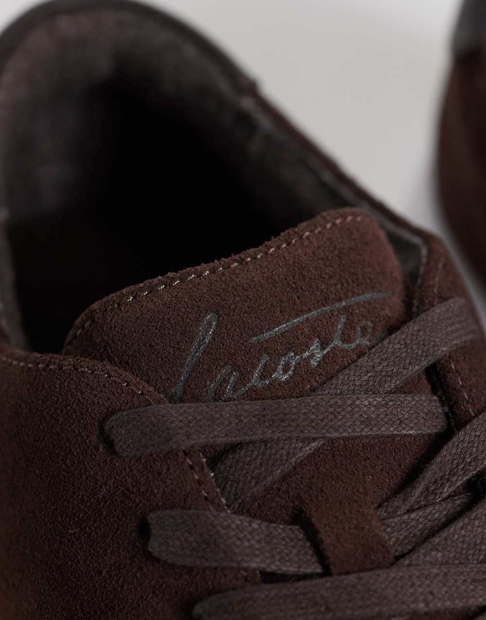 Baskets Linecourt en daim marron foncé