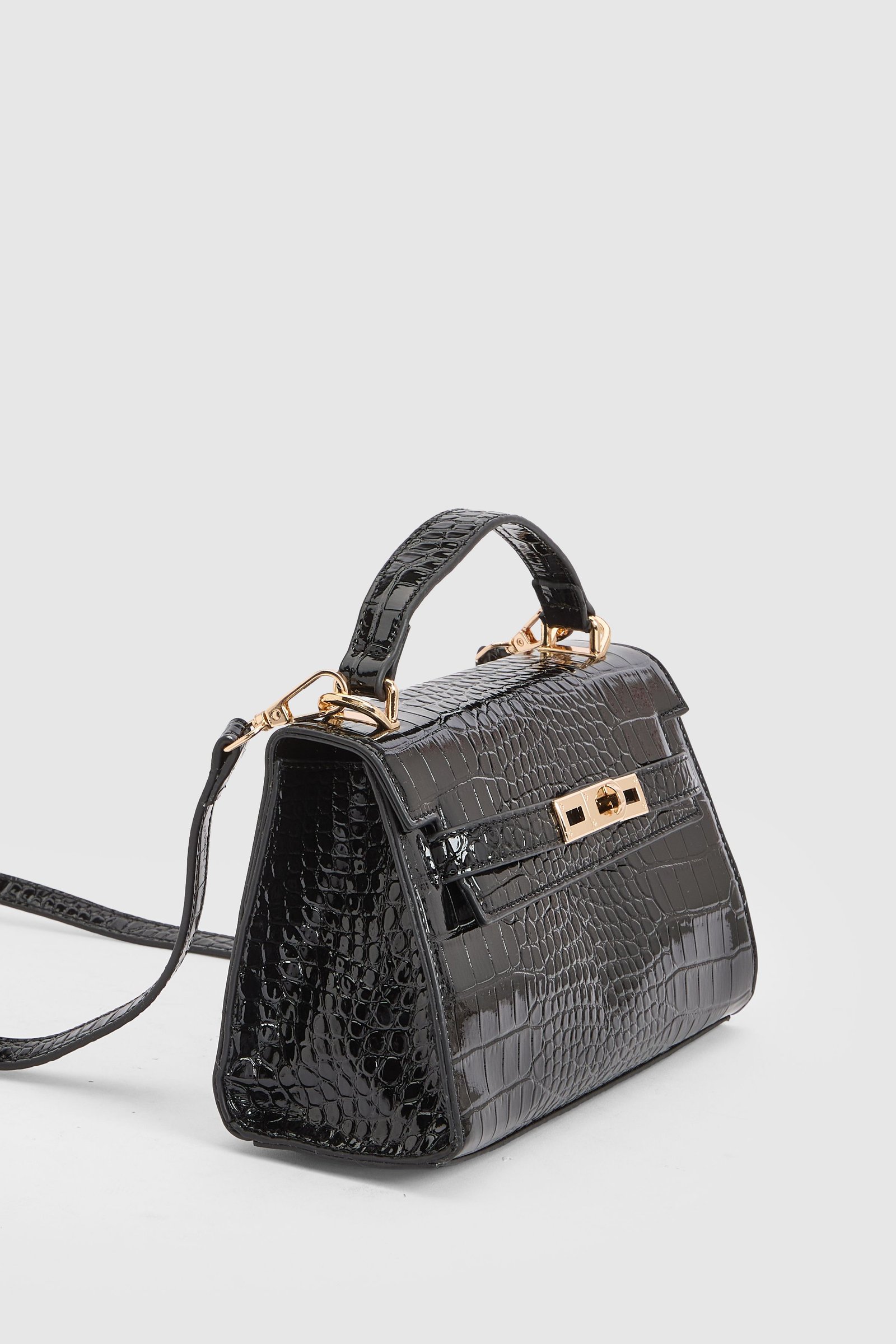 Mini sac dial lktef croco b boucle