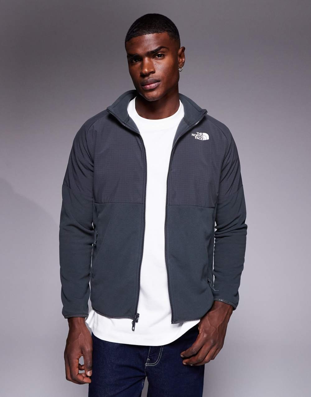 Veste polaire ghlida Glacier rmadi ghame9