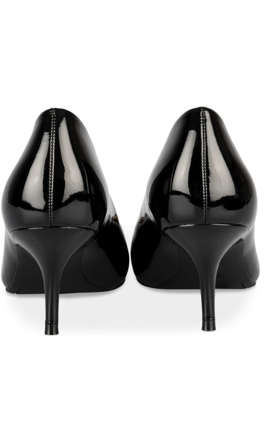Escarpins vernis pointus noirs