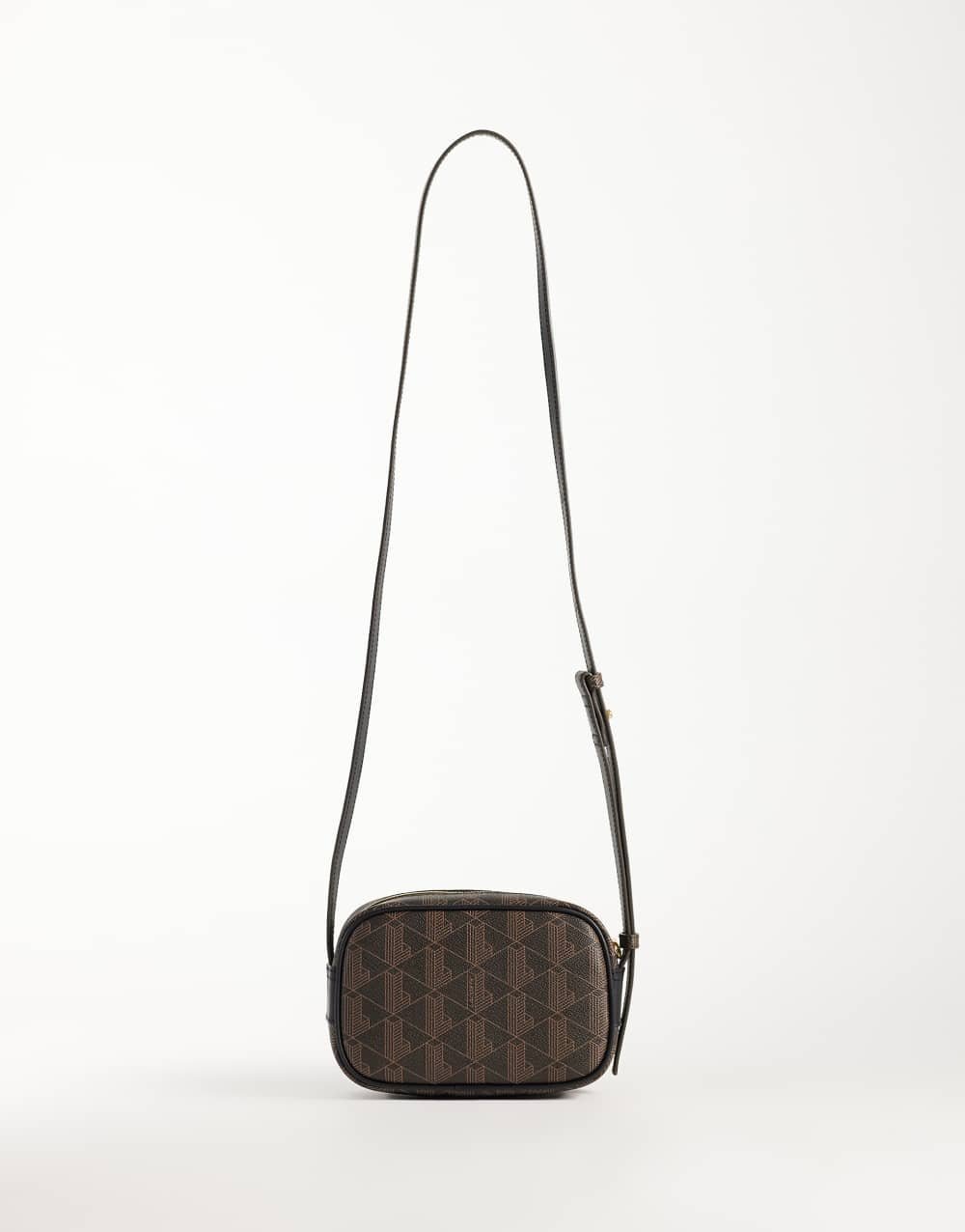 Sac reporter monogramme marron