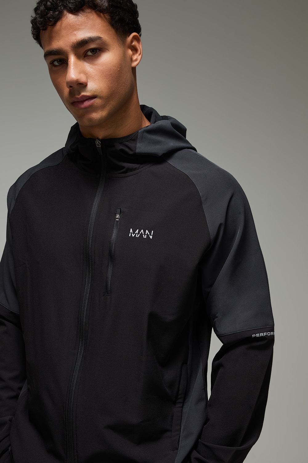 Survêtement tissé stretch à blocs de couleurs pour homme Active