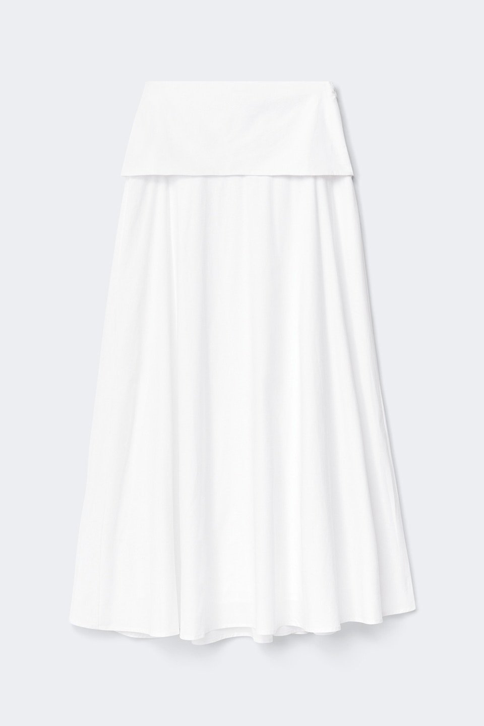 Jupe longue à taille repliée
