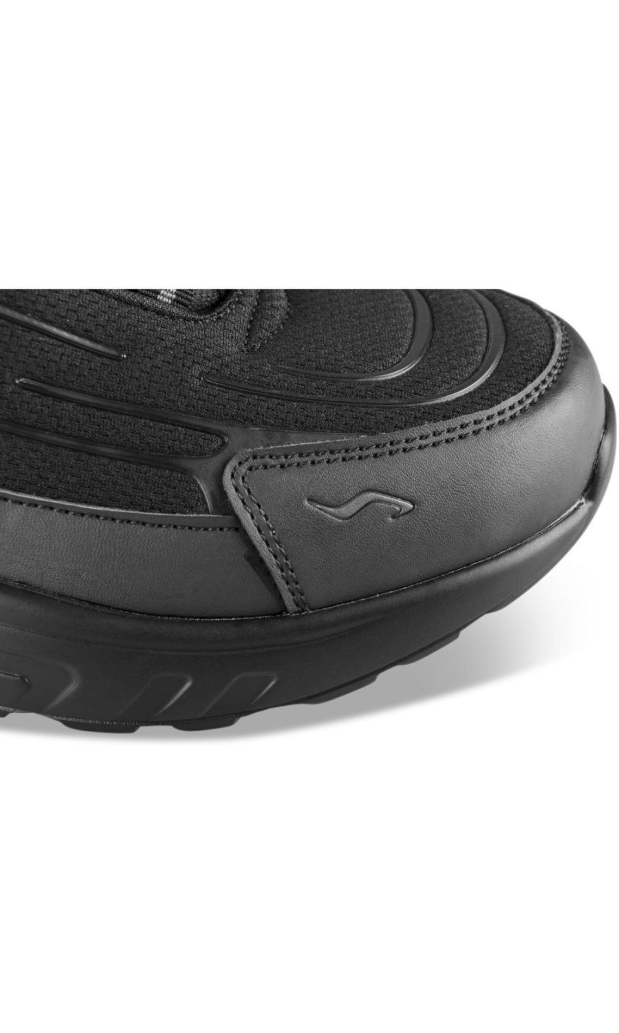 Black air bubble running trainers