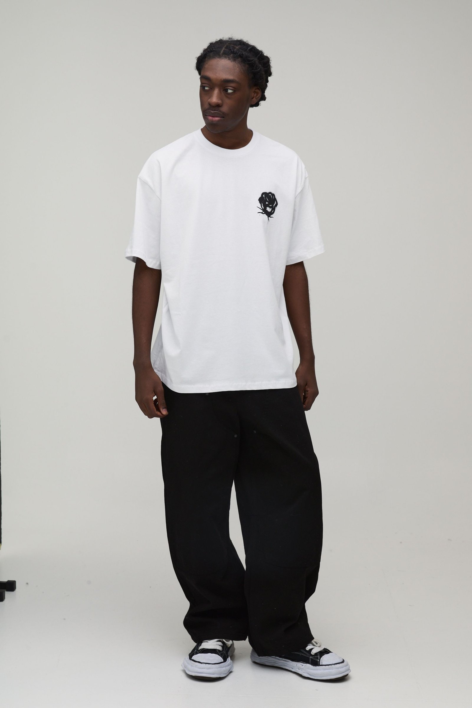 T-shirt oversize b warda graffiti