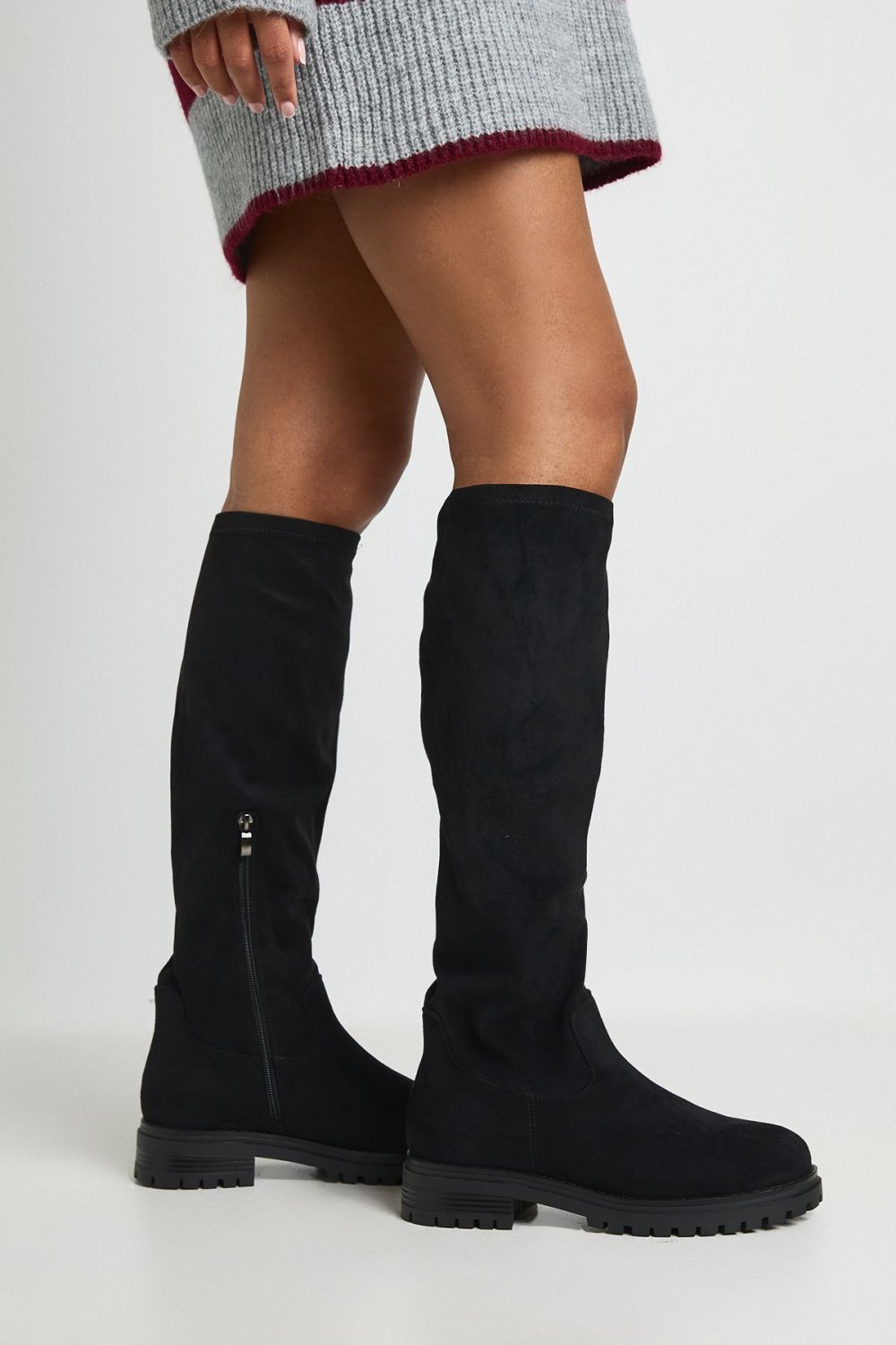 Bottes twal stretch k7el - Pied large