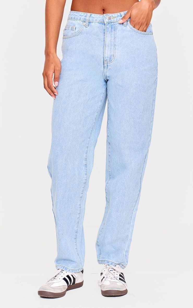 Jean mom taille haute