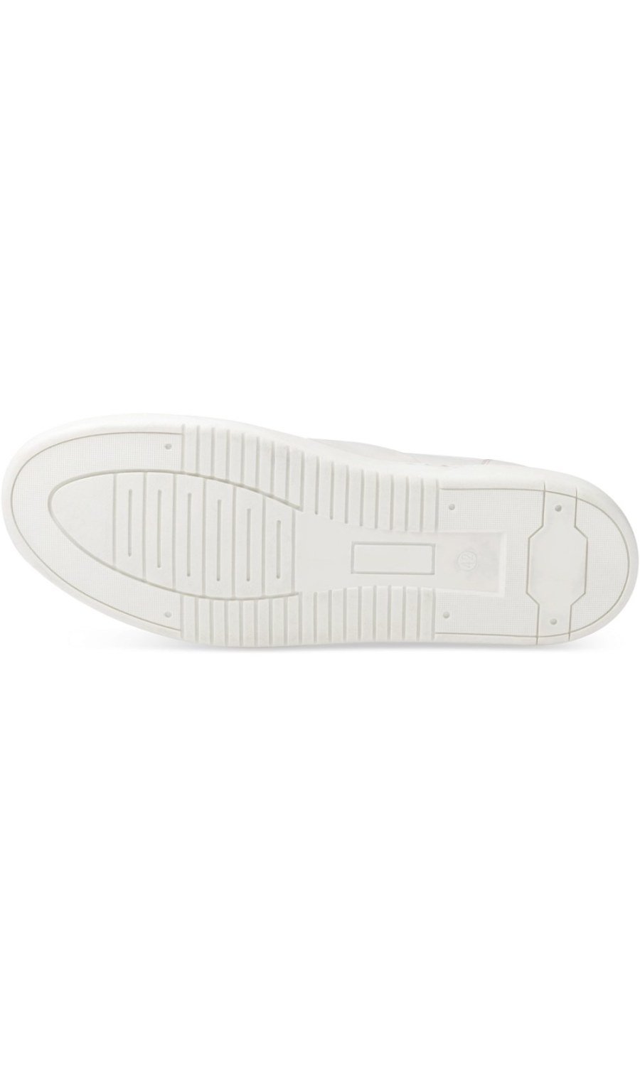 Baskets rétro bi-matière blanches