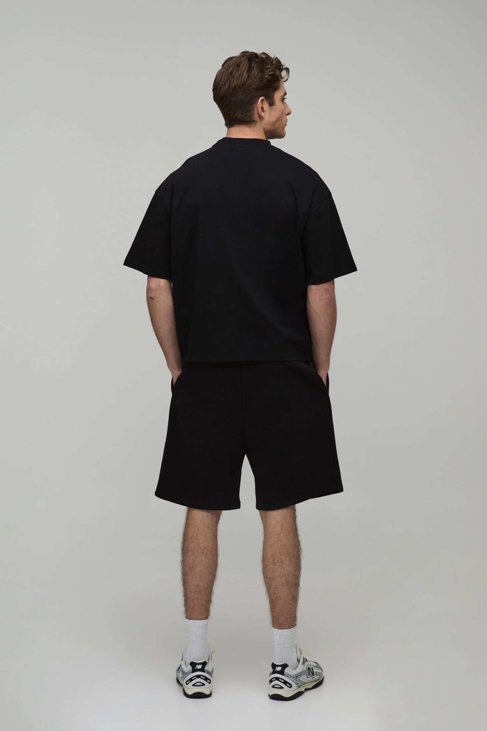 T-shirt boxy oversize col twil coton ghlid