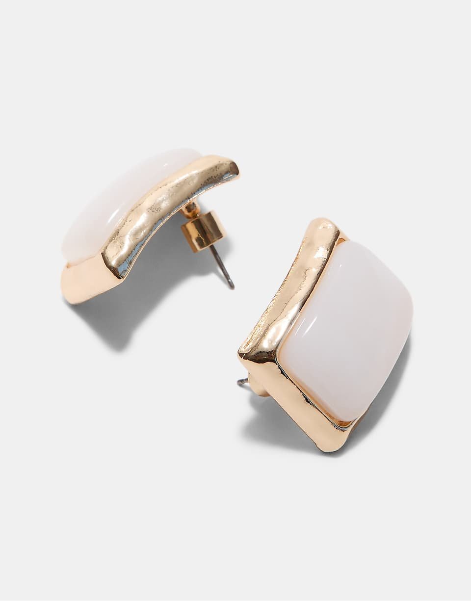 Lot d 2 boucles d'oreilles clous, lon dhbi