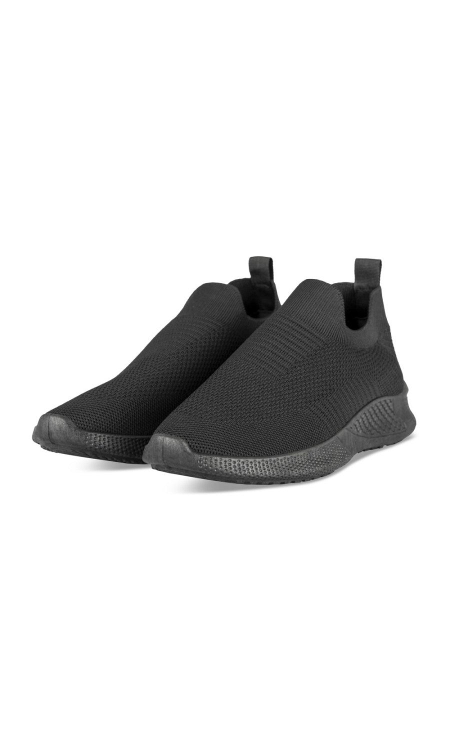 Baskets chaussettes en maille noires