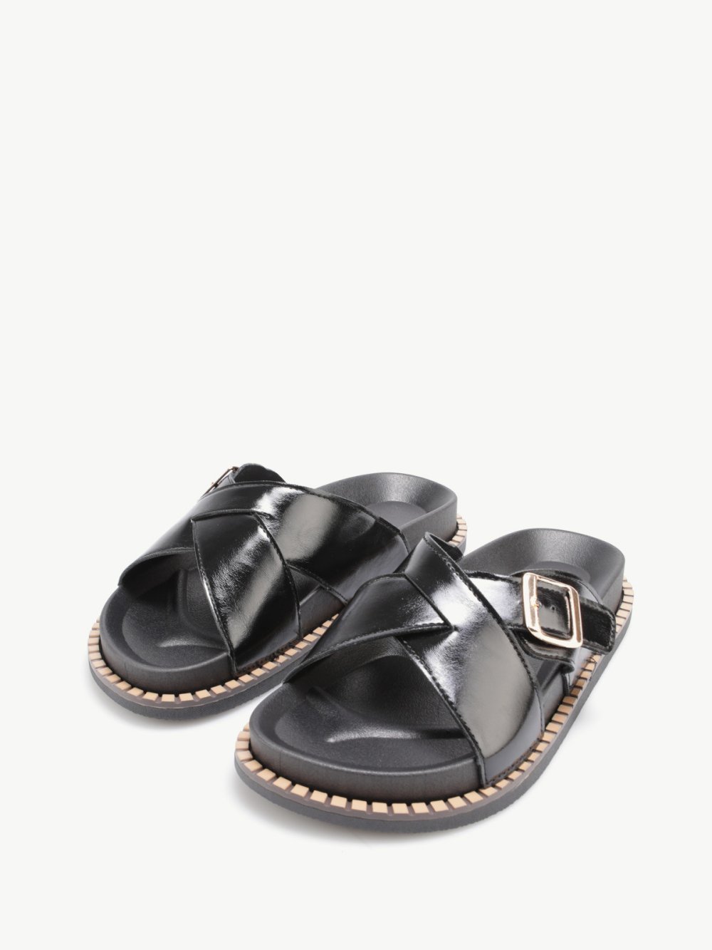 Mules vernies b brides mkhalfin k7lin
