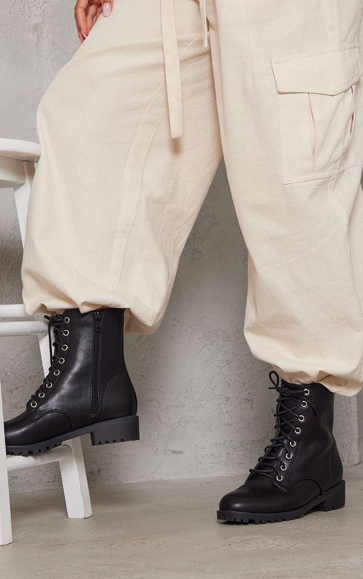 Bottines biker f similicuir
