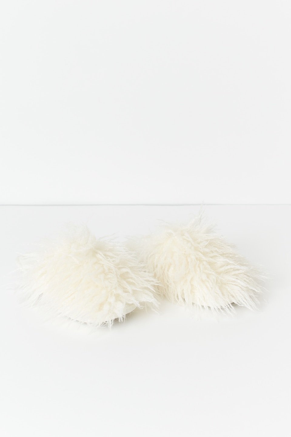 Chaussons moelleux en fausse fourrure