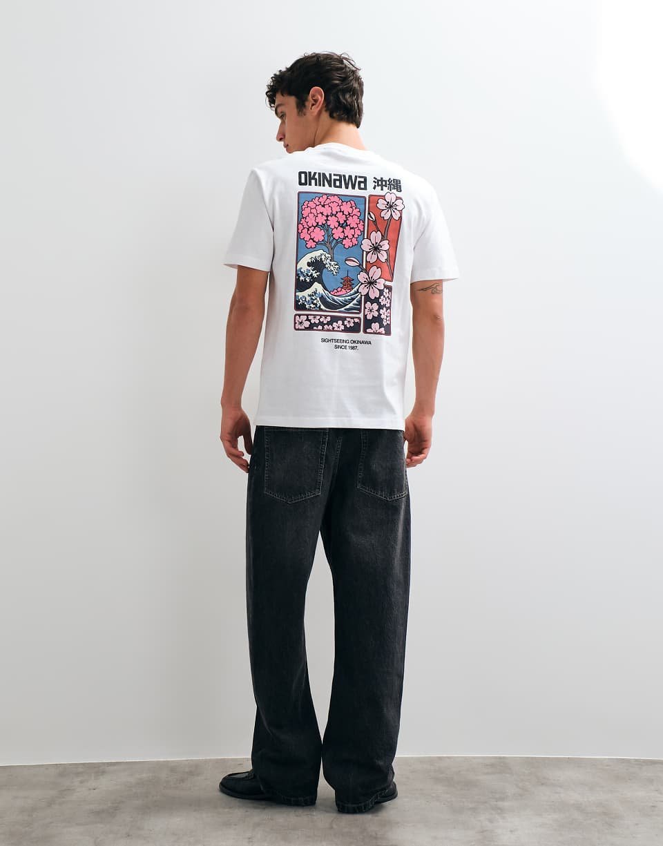 T-shirt relaxed b imprimé Okinaway byed