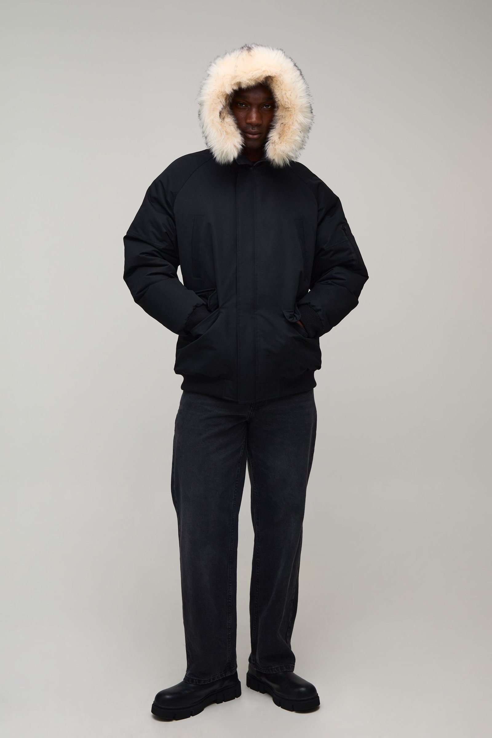 Parka twila b capuche w bordure - Tall