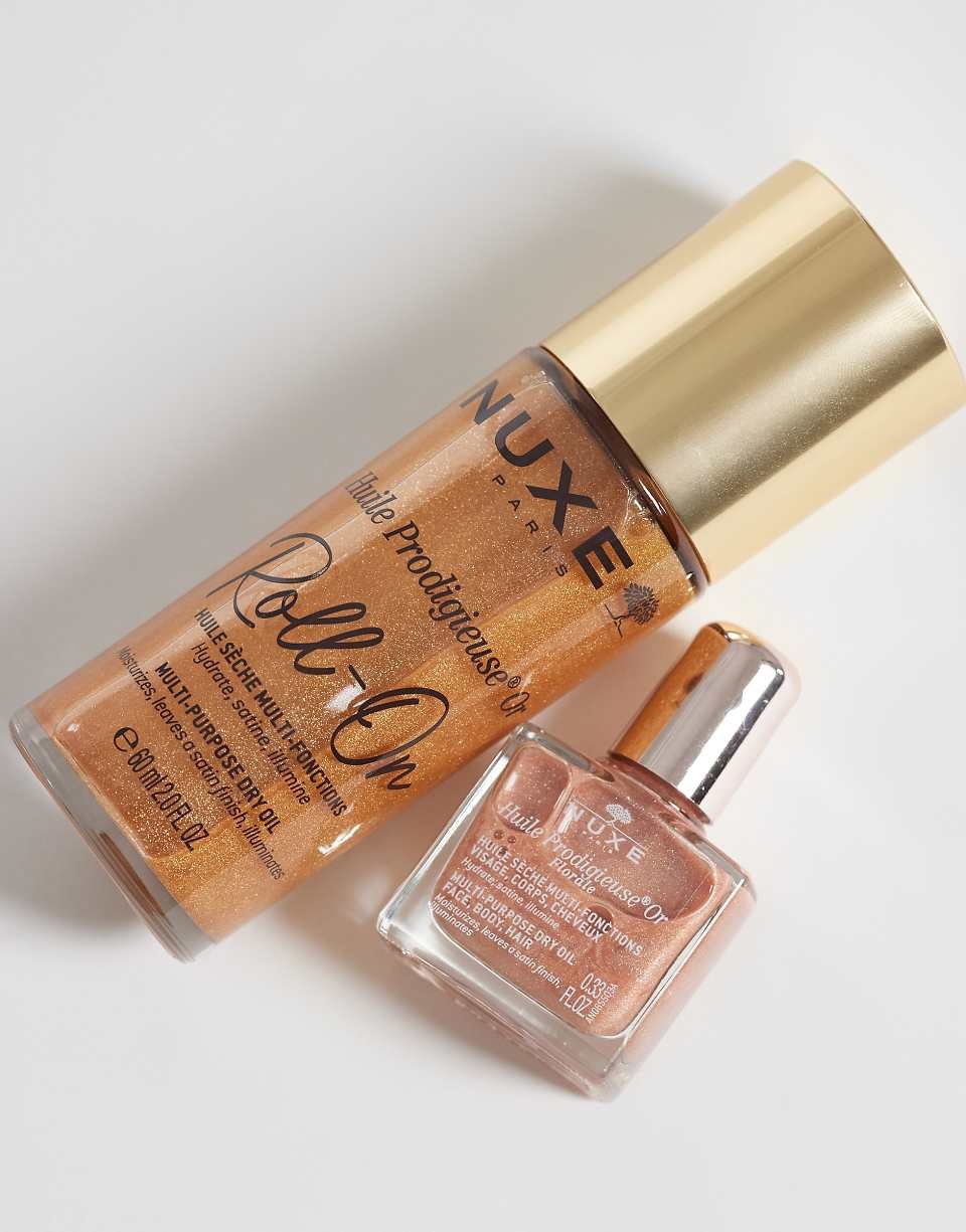 Nuxe x ASOS Exclusive - HP Golden Shimmer set - Glow Duo - FREE MINI
