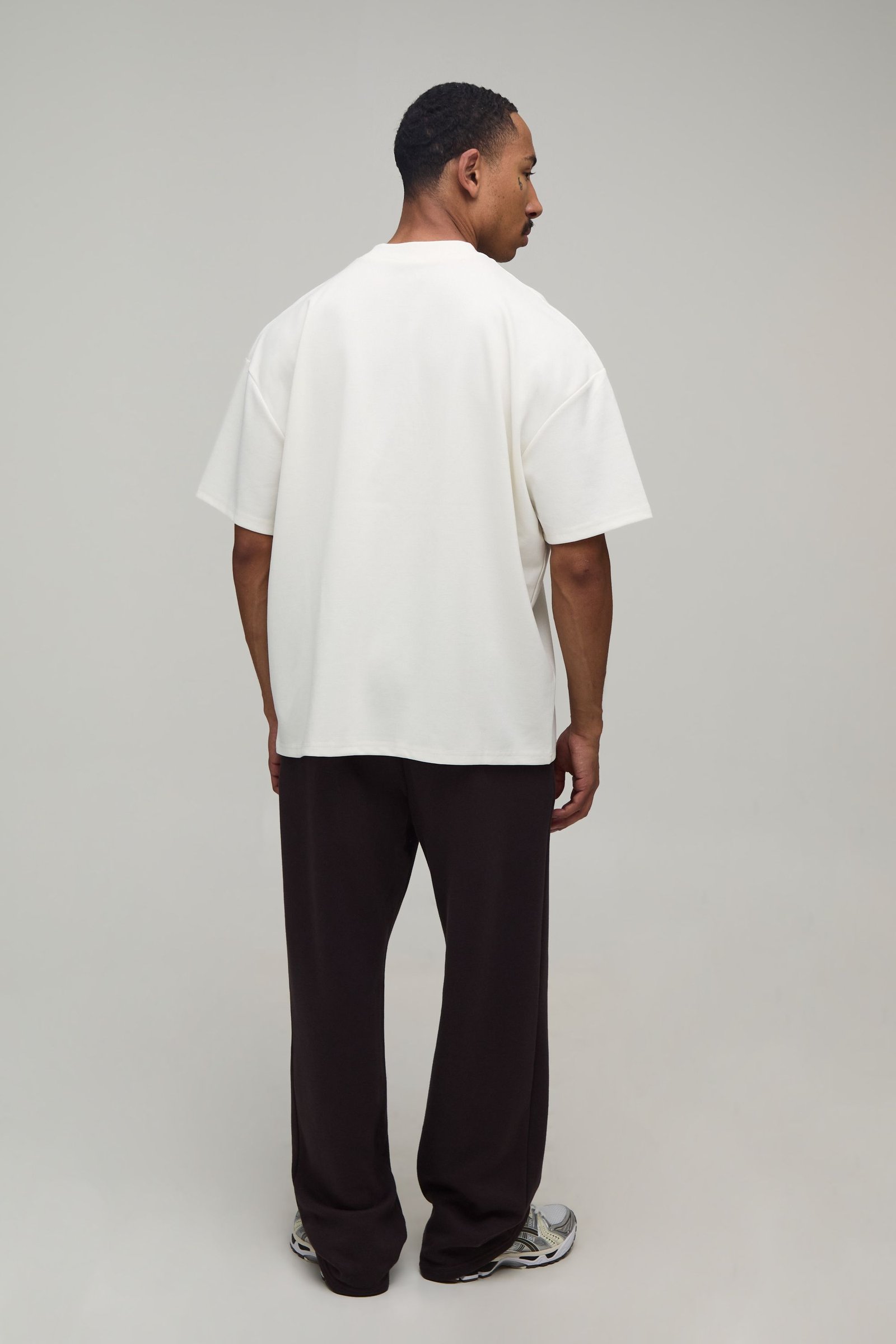 Pack dyal 2 t-shirts oversize ghlid col rond