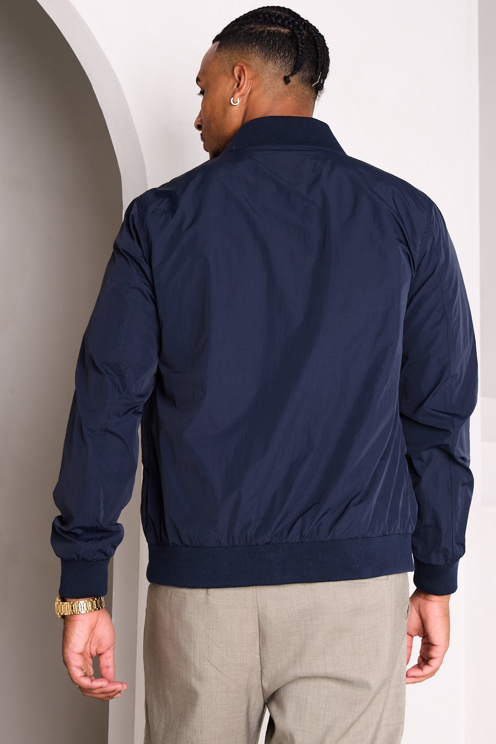 Midnight blue transitional jacket