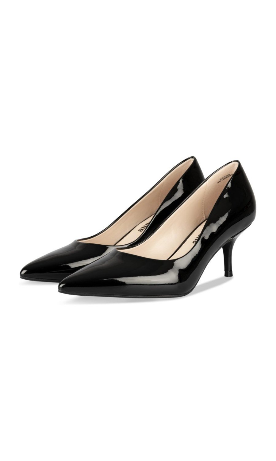 Escarpins vernis pointus noirs