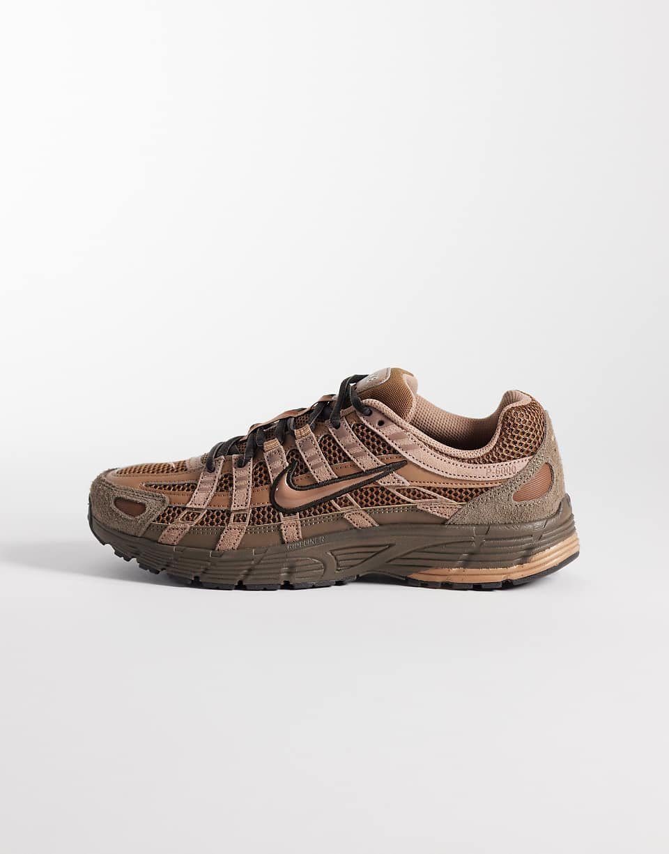 P-6000 suede trainers in brown