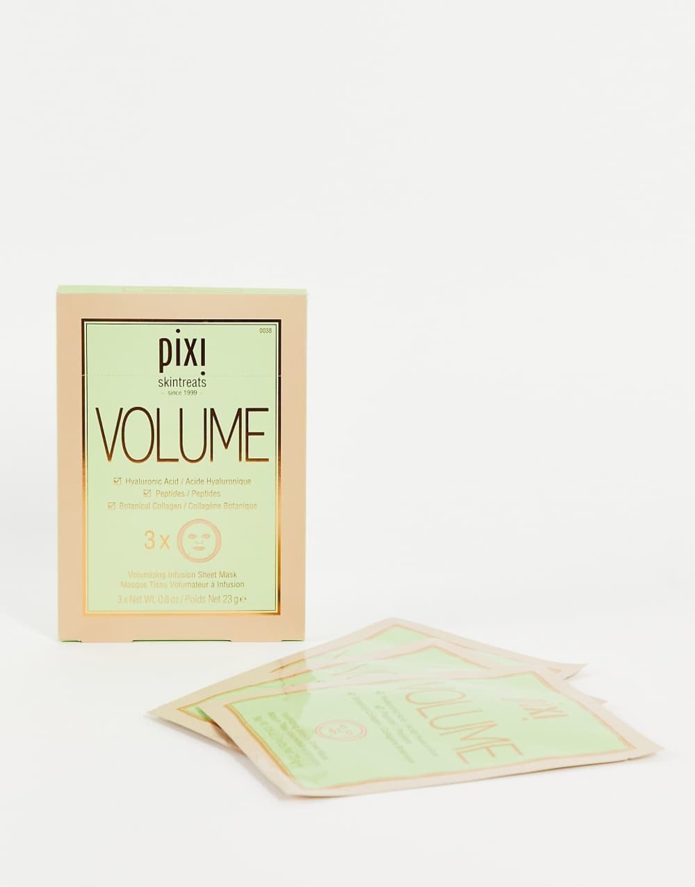 3 masques lwjeh booster collagène Volume