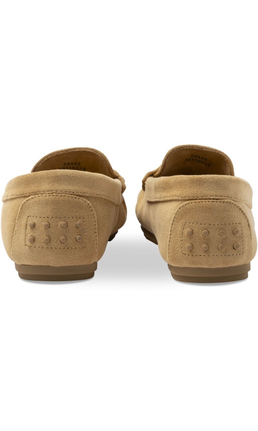Mocassins en suédine camel