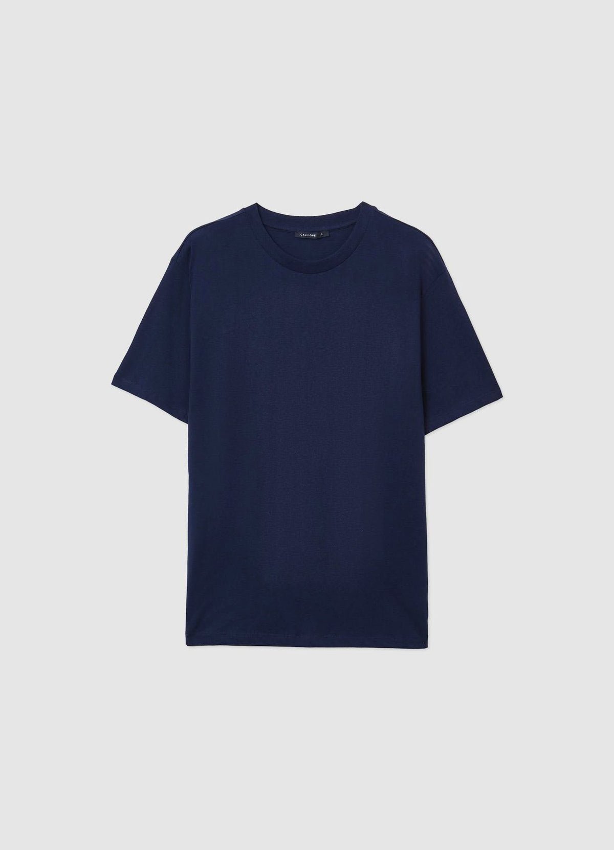 Plain crew-neck T-shirt
