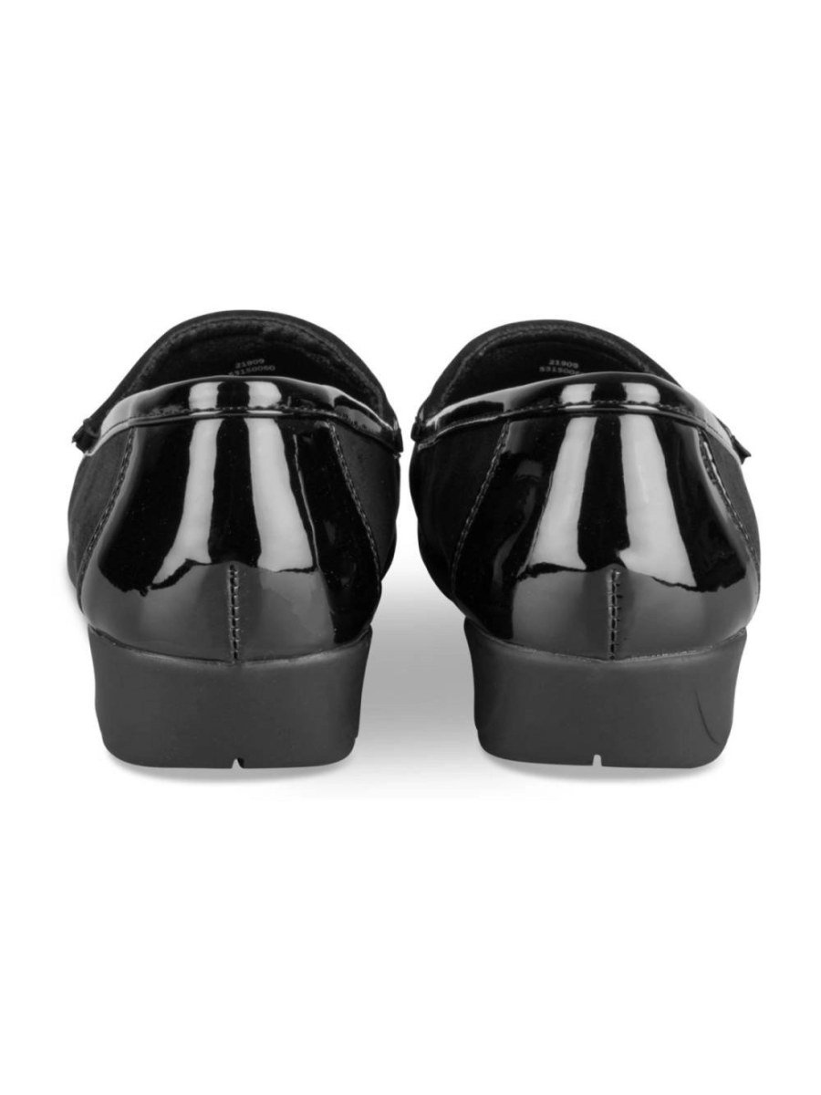 Mocassins compensés suédine w vernis k7lin