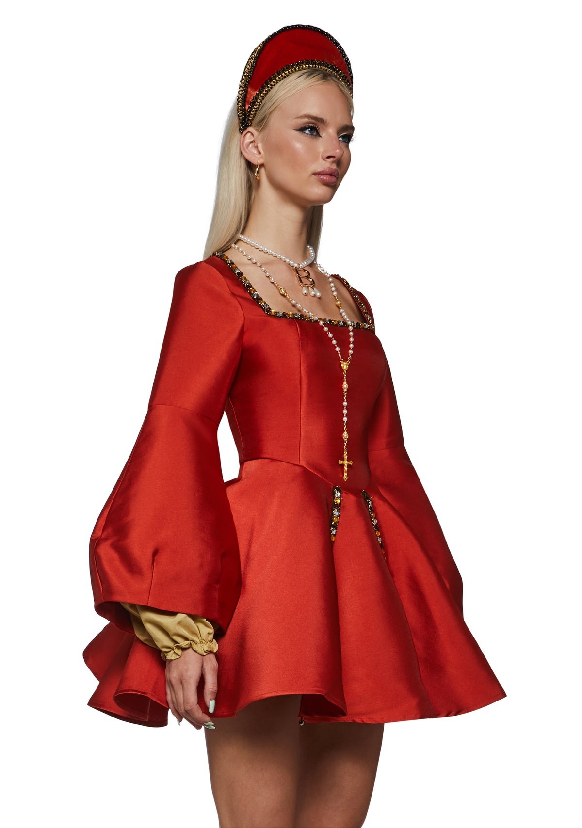 Déguisement de robe Renaissance style Tudor
