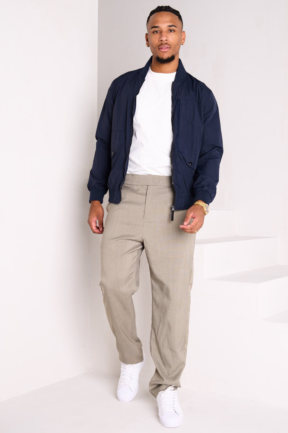 Midnight blue transitional jacket