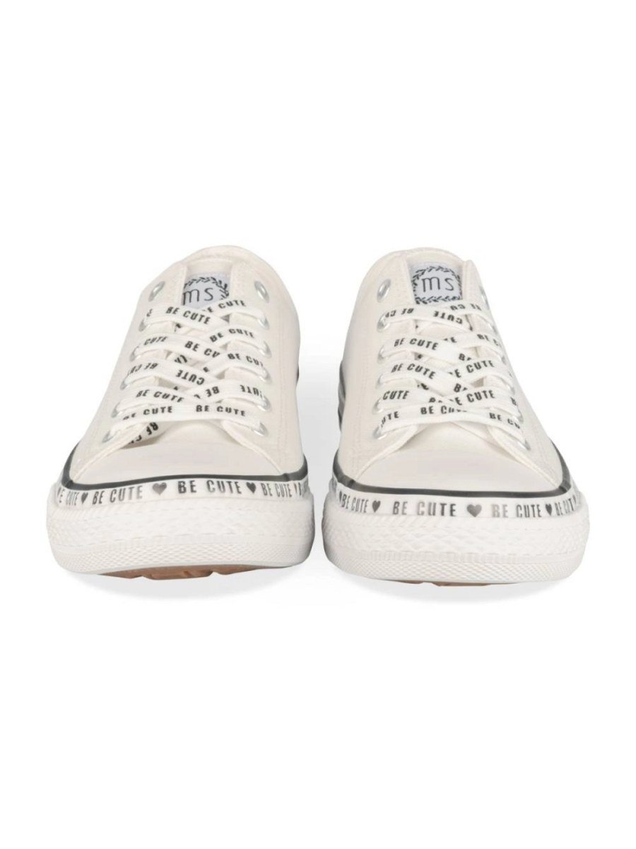 Baskets b toile bande « Be cute » byed