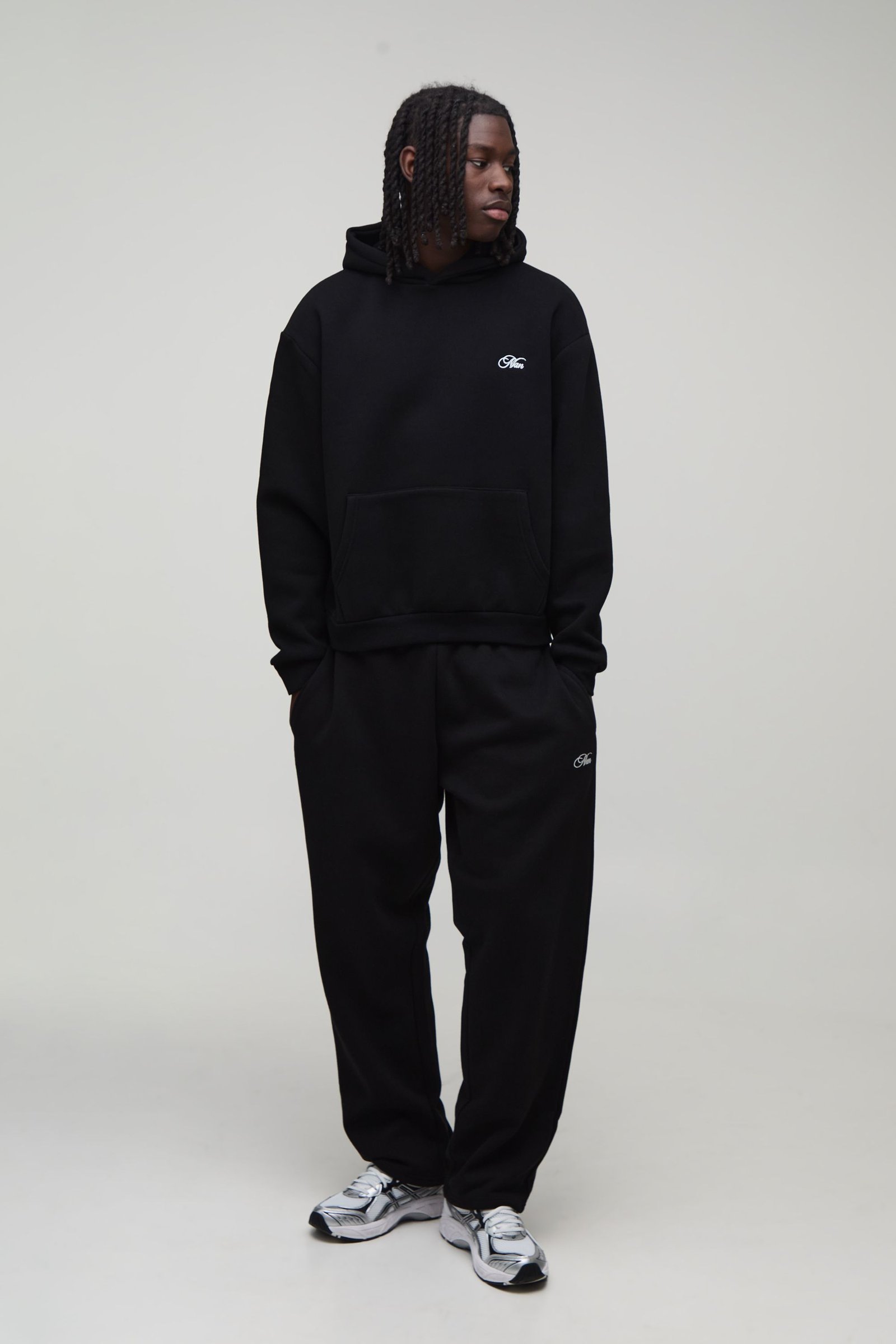 Jogger Baggy Homme Avec Inscription Script