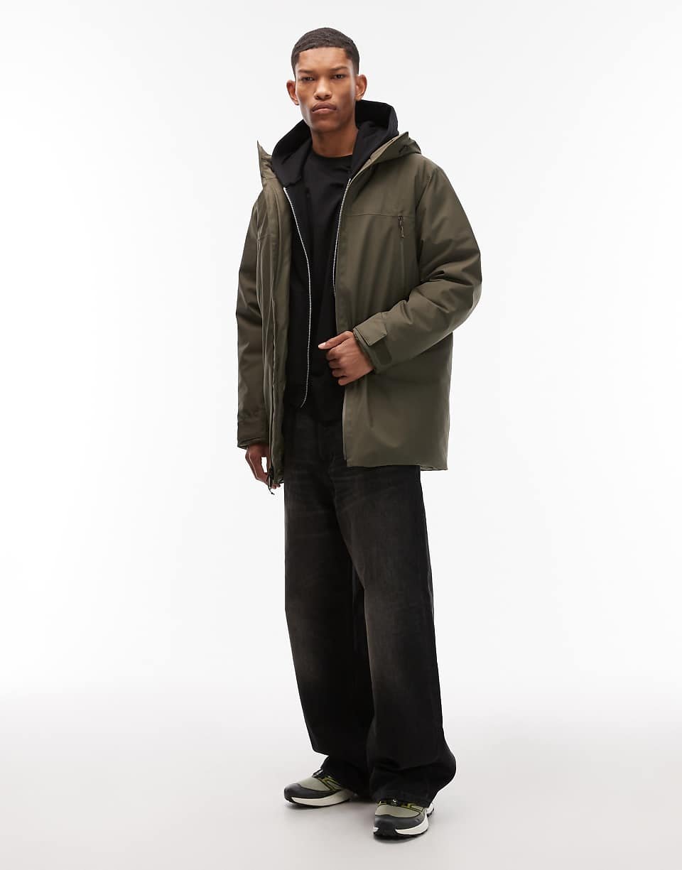 MTN Range - Parka chaude imperméable à capuche - Vert