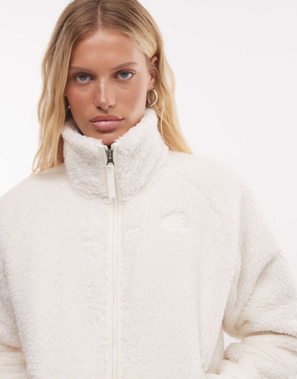Osito Evolve zip-up fleece jacket in ecru