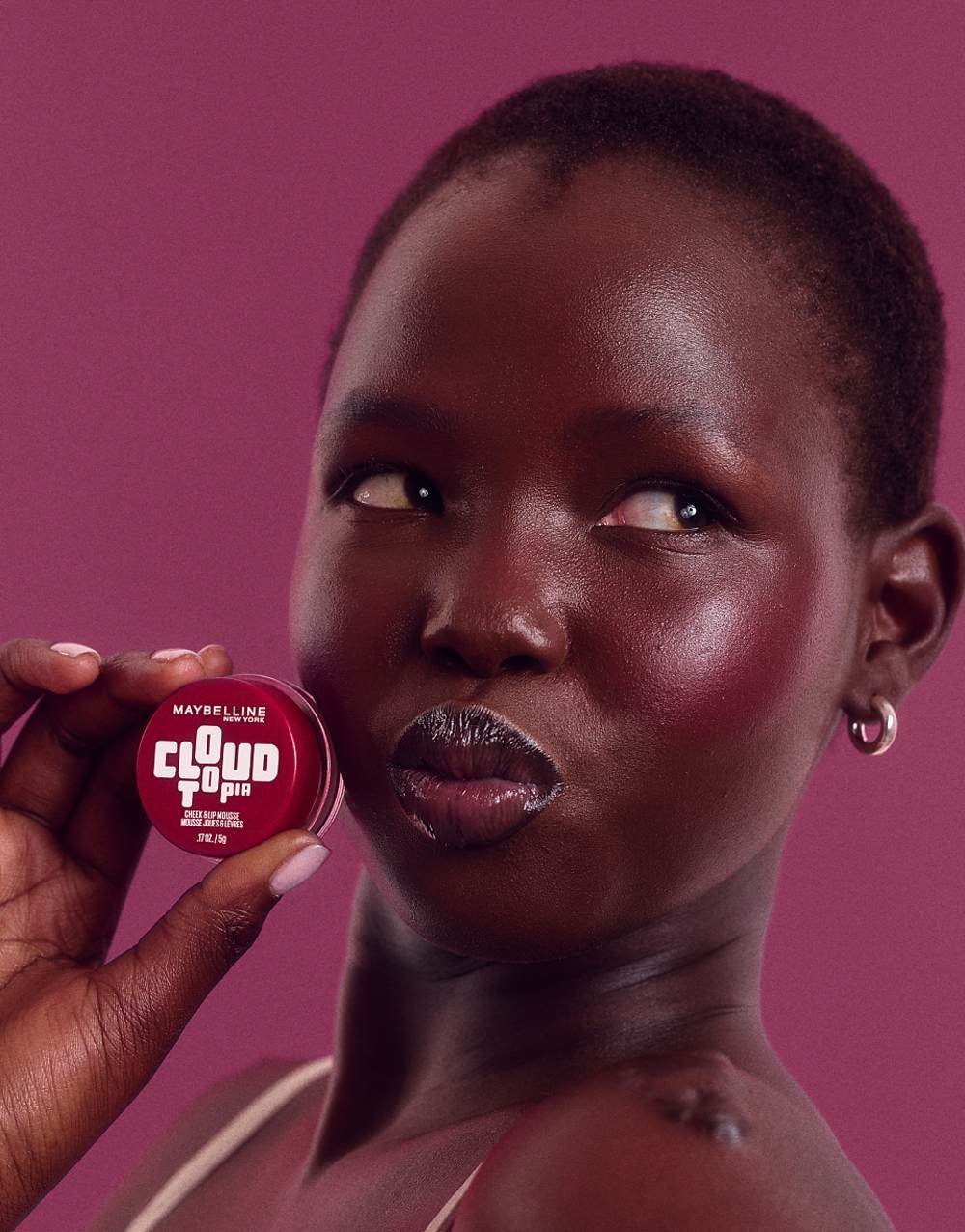 Cheek and lip mousse blush - 2 Ethereal Rouge