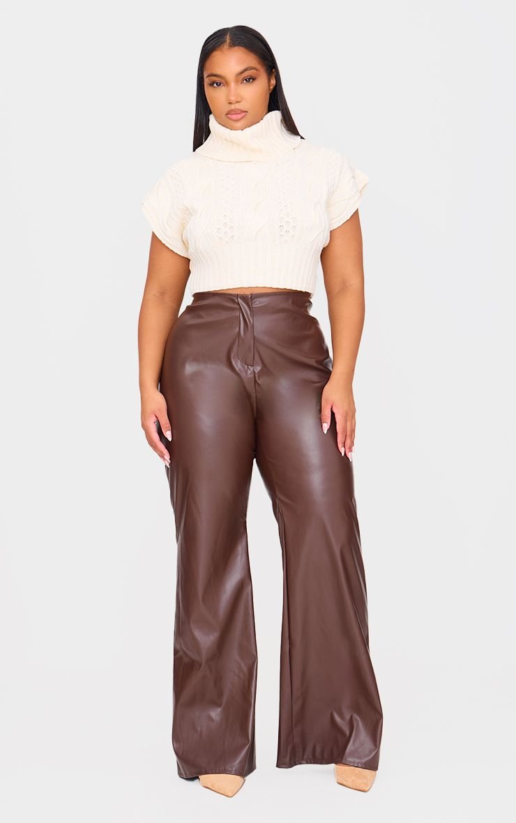 Gilet 9sir torsadé col roulé - Grande taille
