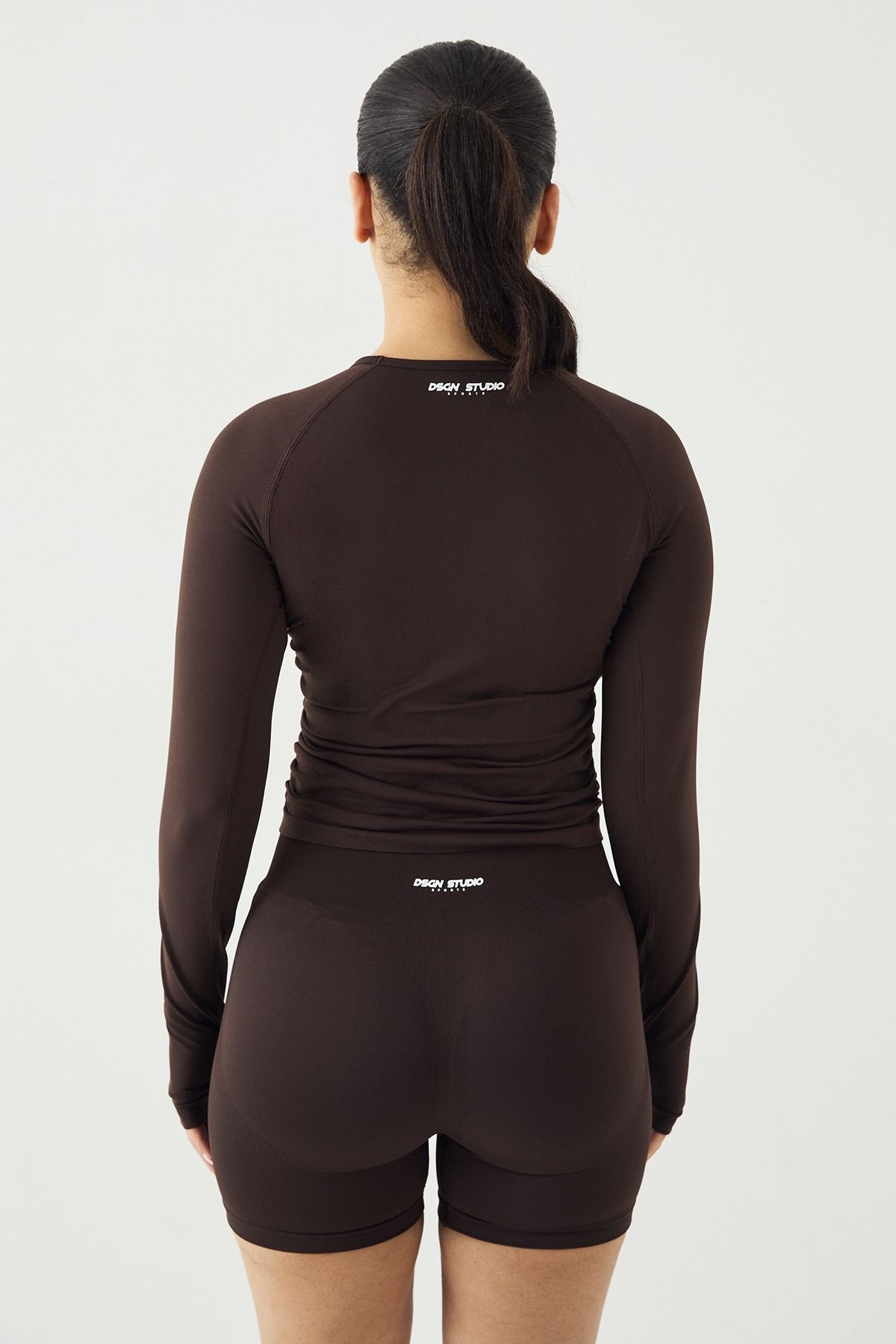 Haut à manches longues sans couture
