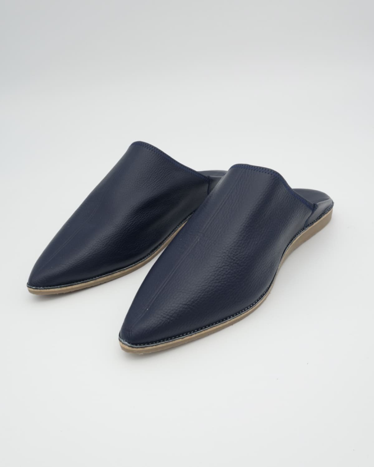 Babouches bleues premium