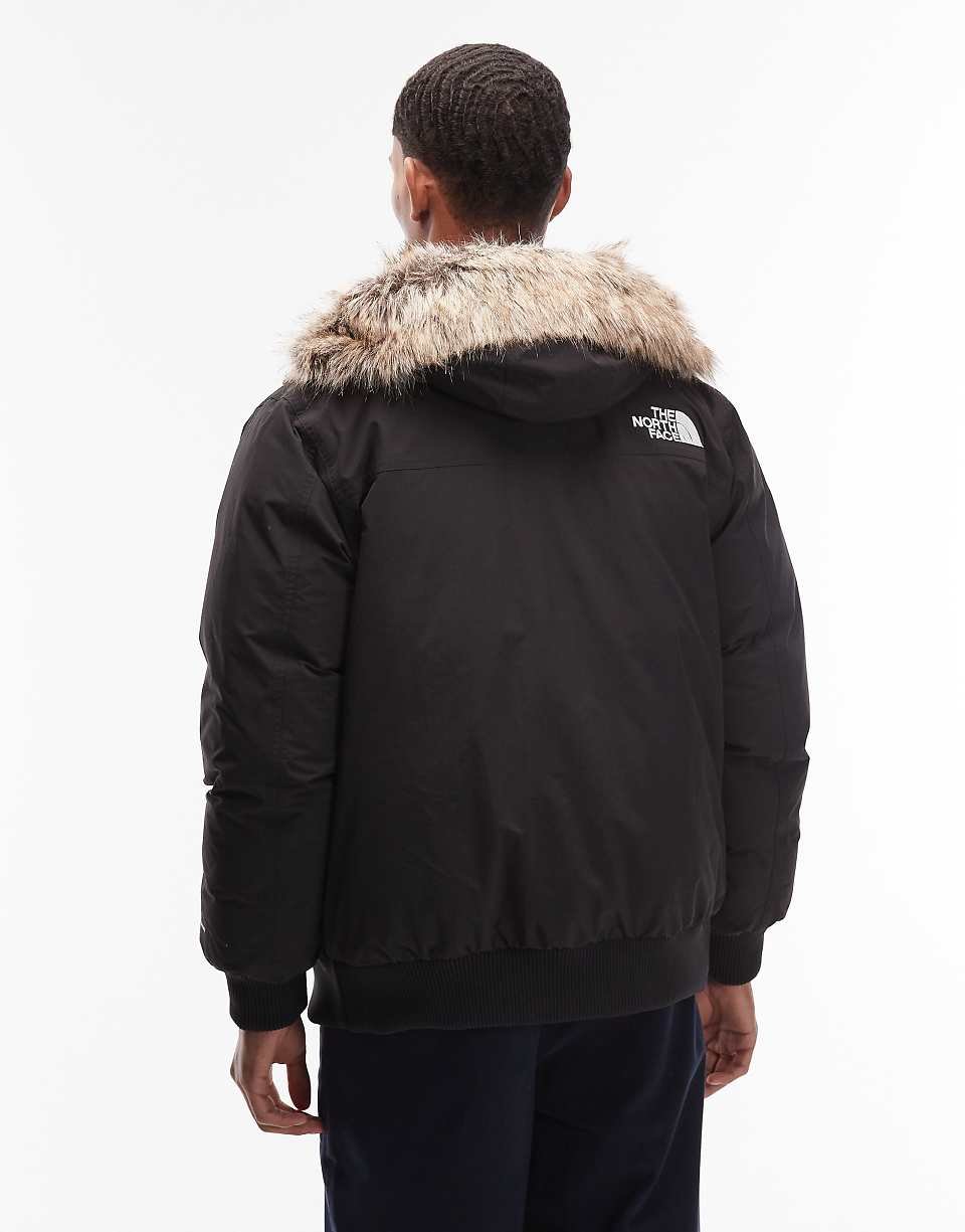 Bomber b rich w capuche b fourrure synthétique