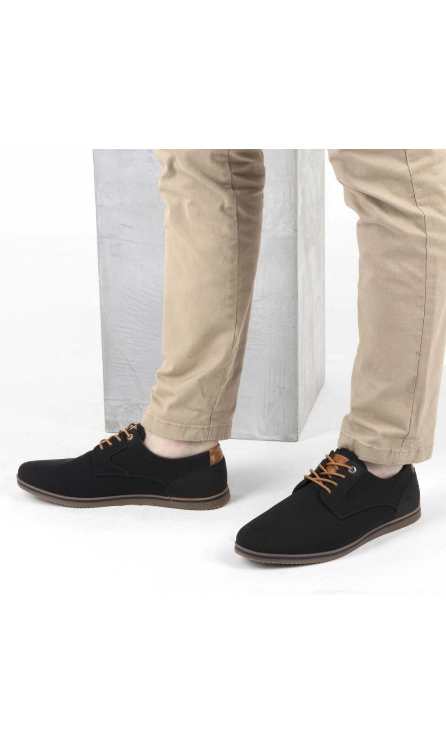 Derbies sport b lacets camel k7el w marron