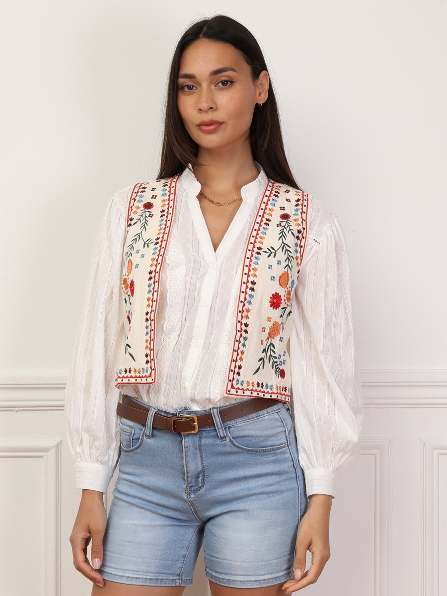 Gilet 9sir b terz lwerd beige