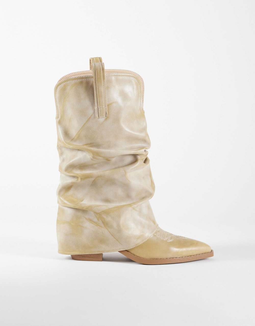 Bottines mtarzin b revers beige