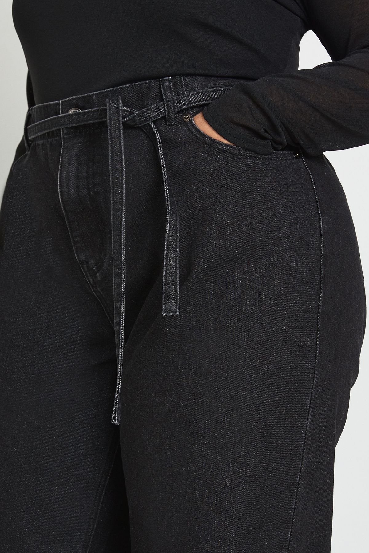 Jean large b n'oeud mn lor - Grande taille
